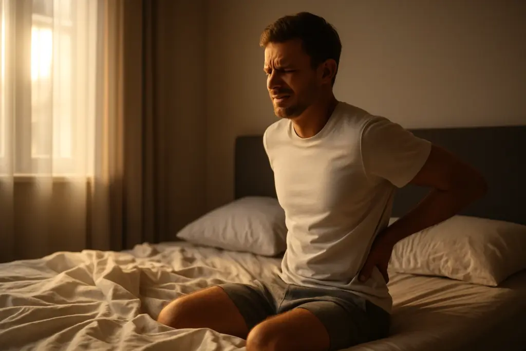 Біль у спині після сну: винен матрац чи постава?