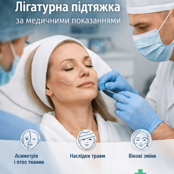 Лігатурна підтяжка за медичними показаннями Лігатурна підтяжка за медичними показаннями
